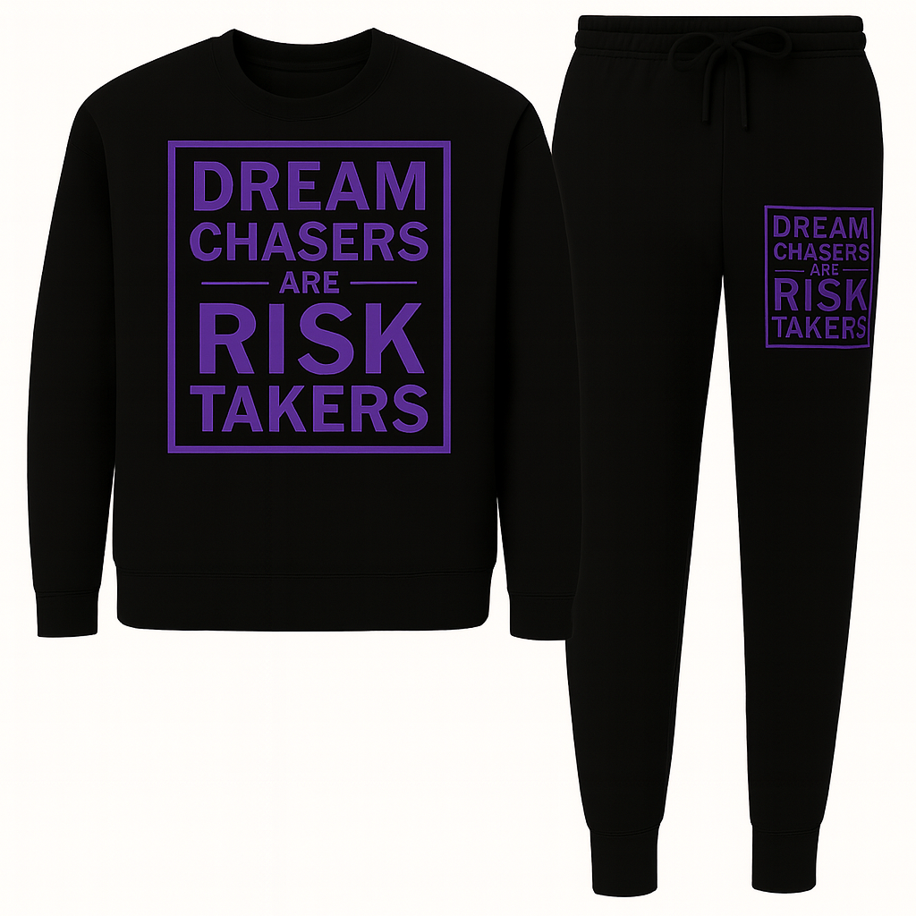 RISK TAKER CREWNECK JOGGER SET UNISEX